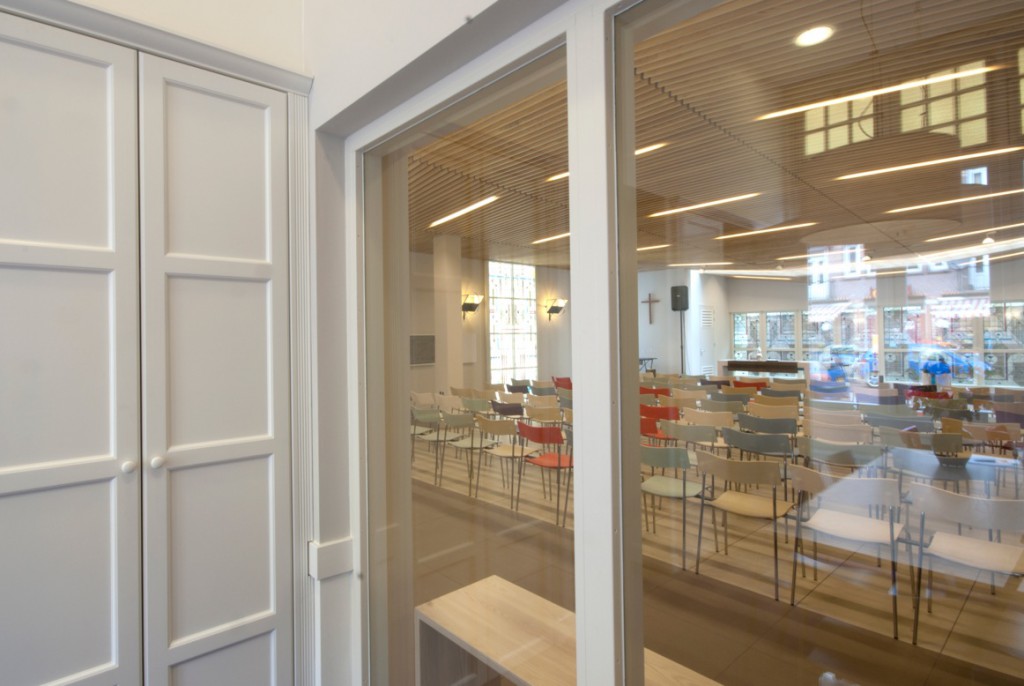 doorkijkje_kantoor_kerkzaal #interieurontwerp #kerkinterieur 