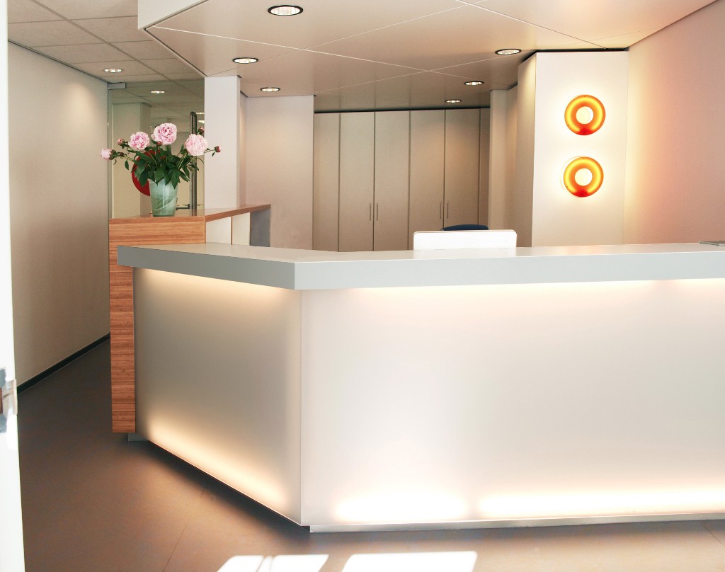 JoanneZwart balie ontwerp orthodontiepraktijk