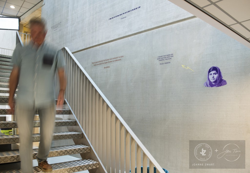 Nederland, Veghel, 28-03-2017 Interieur van de open leercentra, docentenkamer en lokalen van het Zwijsen College in Veghel ontworpen door Joanne Zwart. foto: Bram Budel